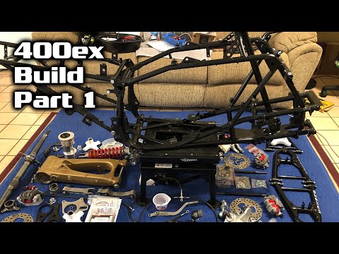 Honda 400ex Build Assembly - Part 1 - Subframe - Steering Stem
