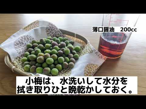 梅の保存: とても簡単です