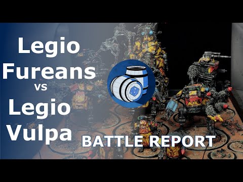 Legio Fureans Vs Legio Vulpa (Orks?!) - Adeptus Titanicus Battle Report