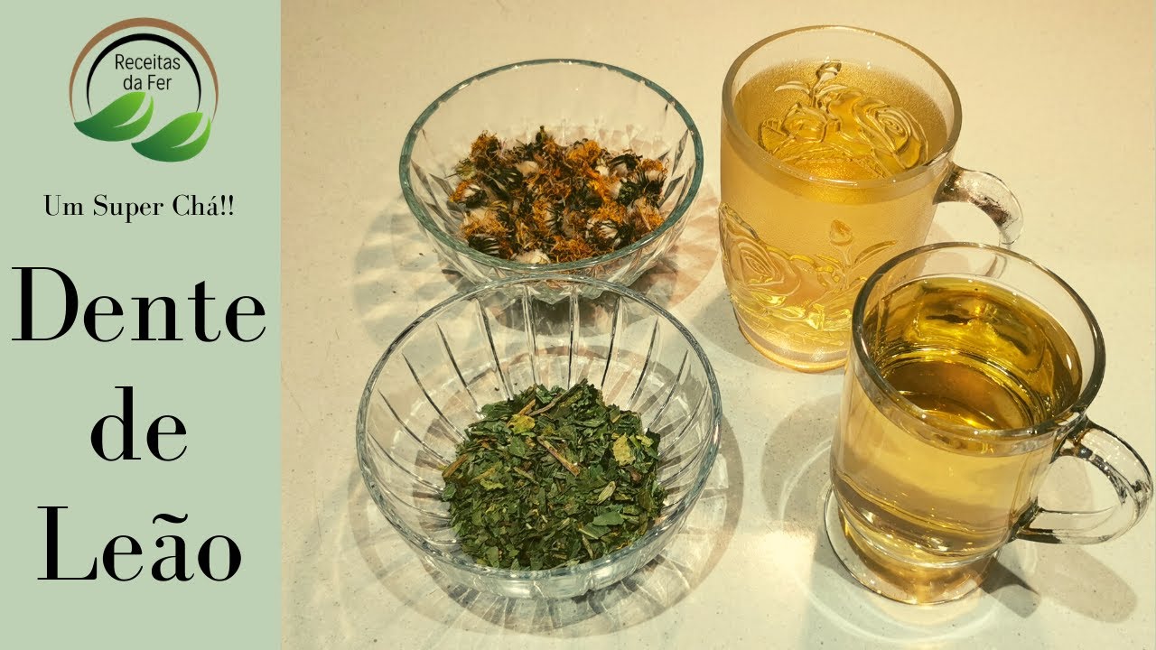 Chá de Dente de Leão - Benefícios do Dente de Leão - Receitas da Fer