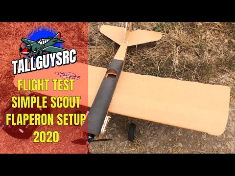 Flite Test Simple Scout - Flaperons Setup 2020