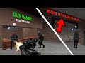 Shooting range with a KOS sign for guns - DarkRP