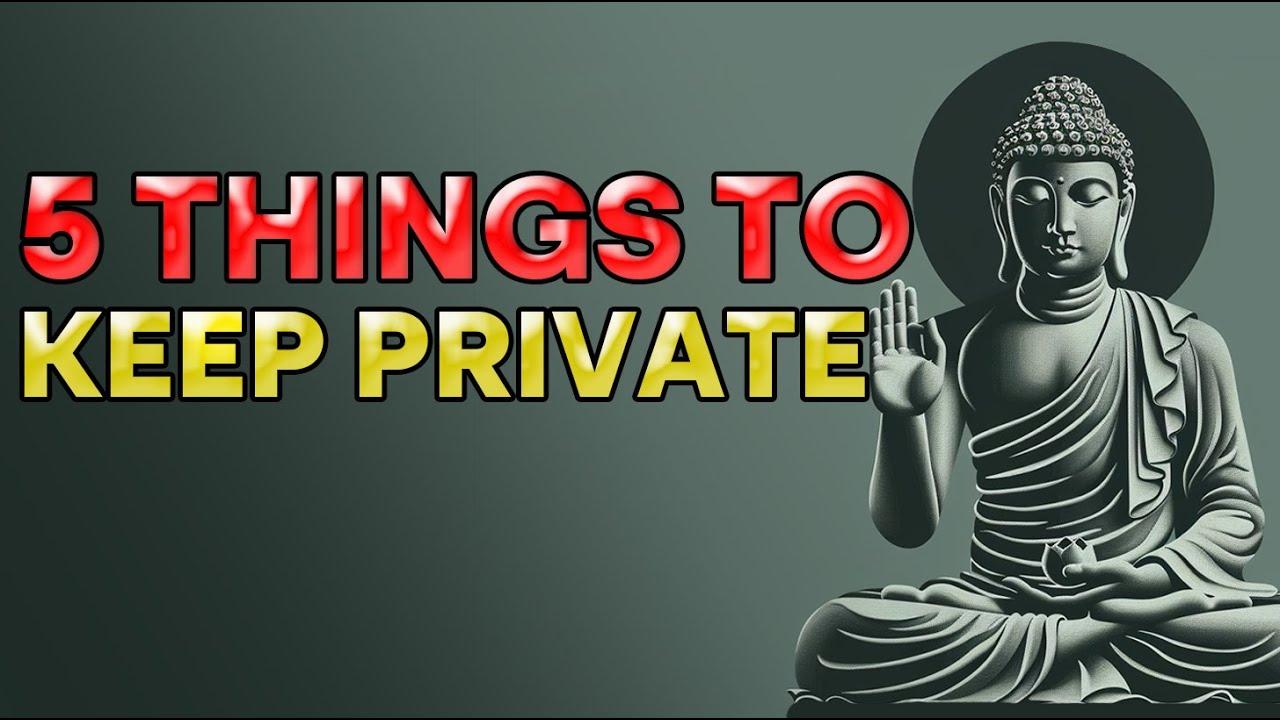 5 Things You Should Never Share | Buddhist Teachings for a Peaceful Life- Zen And Buddhist Teachings