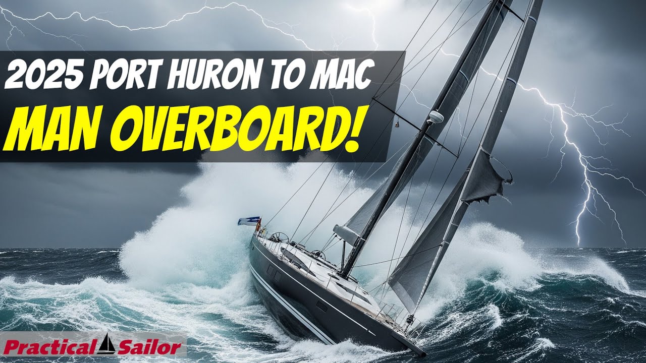 Miracle Sailboat Rescue, Man Overboard in Port Huron To Mackinac Race 2025