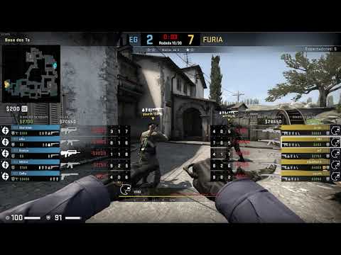 Pov VINI (18/13) CS GO DEMO - INFERNO - 16 FURIA VS 6 EG (cs_summit 8 - 23/05/2021)