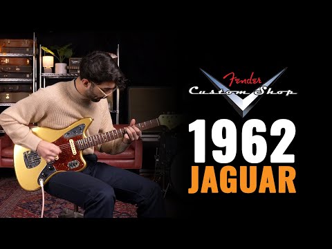 Fender Custom Shop 1962 Jaguar Relic Aztec Gold. RARE! image 22