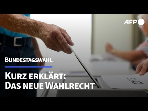 Kurz erklärt: Das neue Wahlrecht | AFP