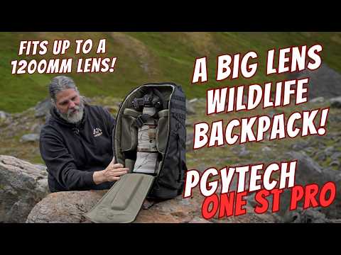 The Backpack Wildlife Photographers Have Been Waiting For (Big Lens Ready! PGYTECH ONE ST PRO