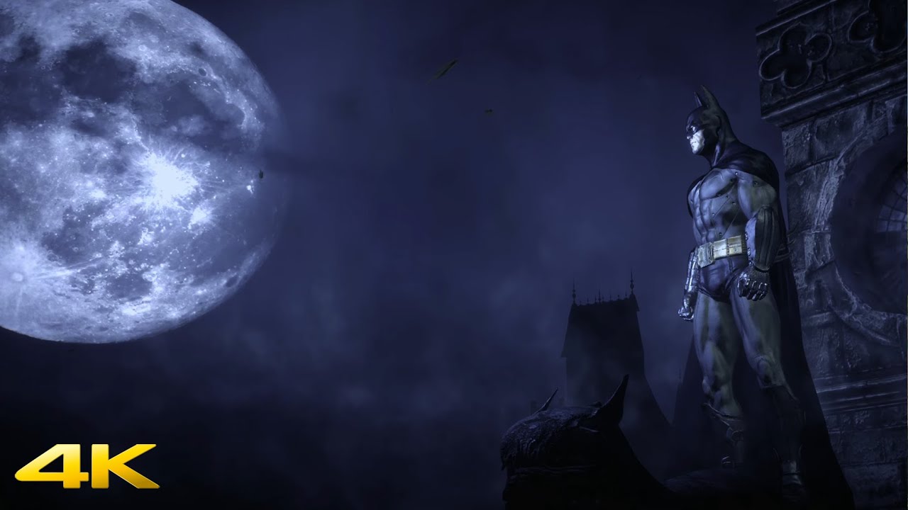 [4K] Beauty of Batman: Arkham Asylum [OST Music] [Live Wallpaper]