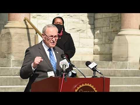 U.S. Senator Chuck Schumer gives his thoughts on Gov. Andrew Cuomo's sexual harassment allegations