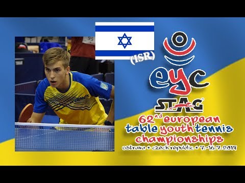 GREBENIUK Andrii  UKR  -  KARMAZIN Yanivl ISR 2019 European Youth Championships