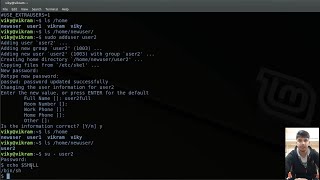 users in linux | create , modify and delete user&#39;s account in linux | configuration files of users
