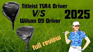 Titleist TSR4 Driver vs Wilson D9 Driver Review and Comparison
