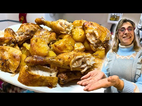 Precisamos de Economizar depois das Festas! Frango Assado, Parece de churrasco! 🍗 