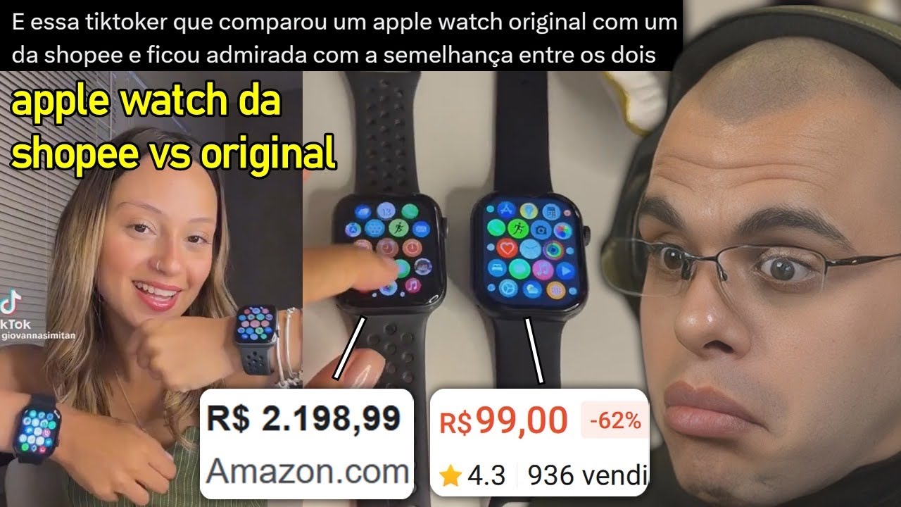 APPLE WATCH DA SHOPEE IGUAL AO ORIGINAL FAZ VENDAS SEREM PAUSADAS NO MUNDO TODO