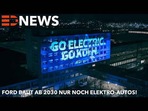 Thumbnail for Ford baut ab 2030 nur noch Elektroautos | Electric Drive News by Plug-in hybrid, Volkswagen