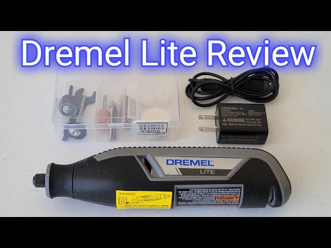 Dremel Lite 7760 N/10 4V Li-Ion Cordless Rotary Tool, Variable Speed Multi-Purpose Kit, USB Charging, Easy Accessory Changes - Perfect For Light-Duty DIY & Crafting, Sanding, Engraving and Polishing video review thumbnail
