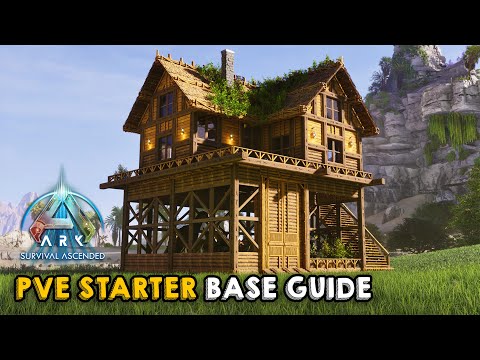 PVE All-in-One Starter Base | Building Tutorial | ARK: Survival Ascended