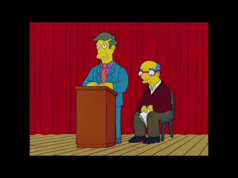 Kirk Van Houten Talks To Springfield Elementary School - The Simpsons