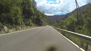 preview picture of video 'Road N260, from Seira to Campo in Spain'