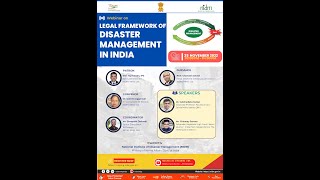 Legal Framework of Disaster Management in India.| DISASTER IN INDIA | MHA | COVID-19 | DRR | 2022 |