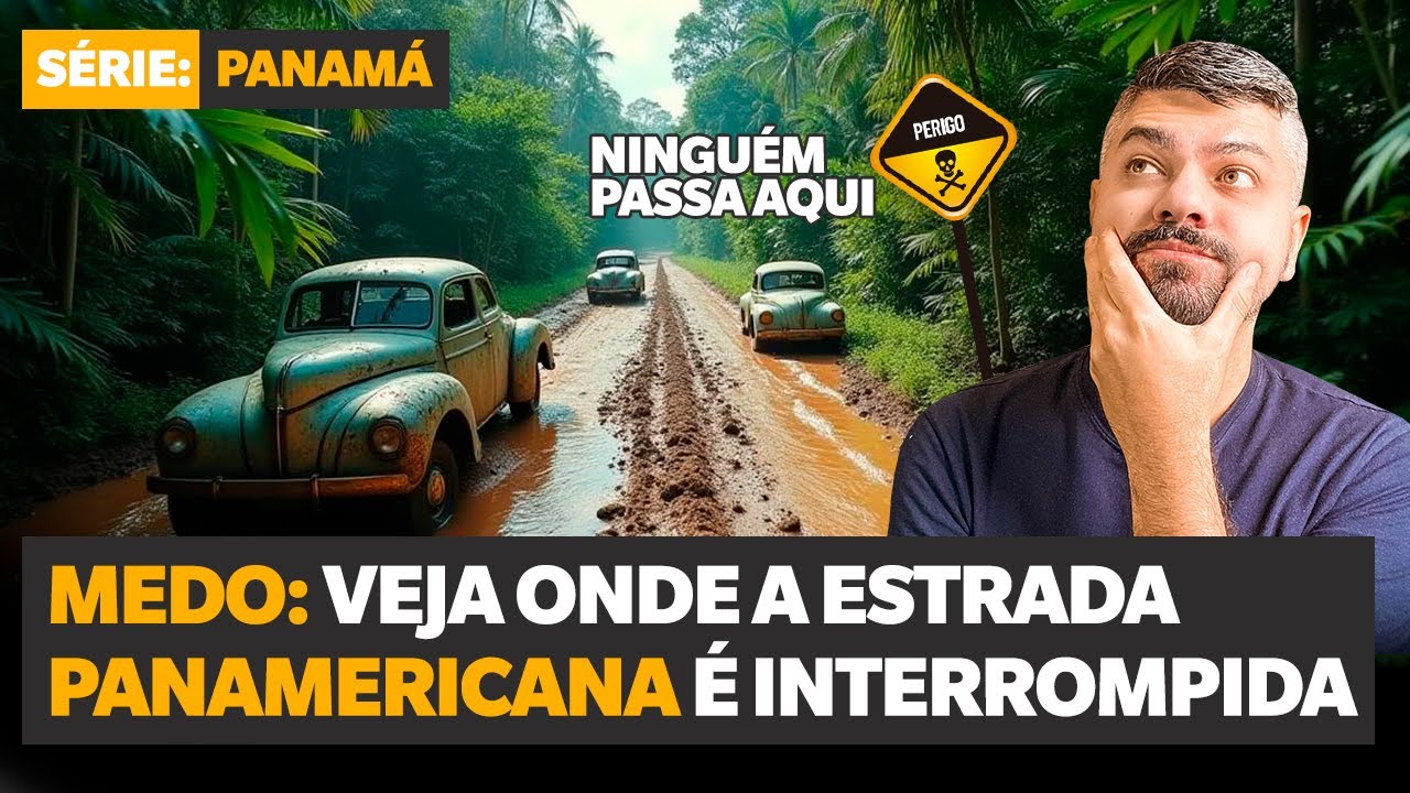 Por que NINGUÉM consegue cruzar da Colômbia para o Panamá de carro?