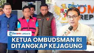 Detik-detik Ketua Ombudsman RI Hery Susanto Ditangkap Kejagung, Tangan Diborgol & Kenakan Rompi Pink