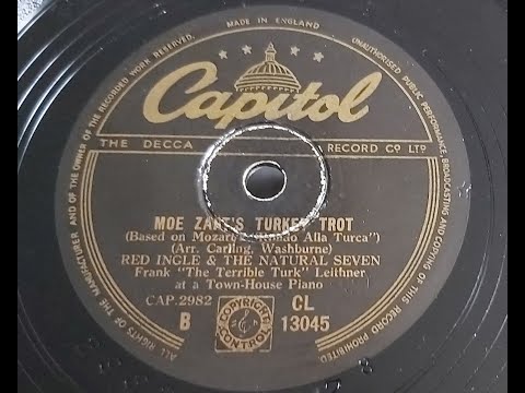 Red Ingle & The Natural Seven 'Moe Zart's Turkey Trot'  1947 78 rpm