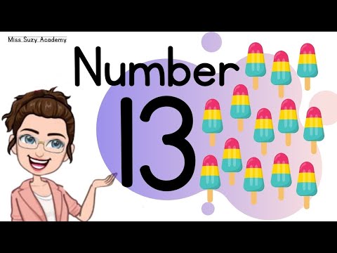 NUMBER 13 || TEACH/LEARN THE NUMBER THIRTEEN || Introduction and Revision