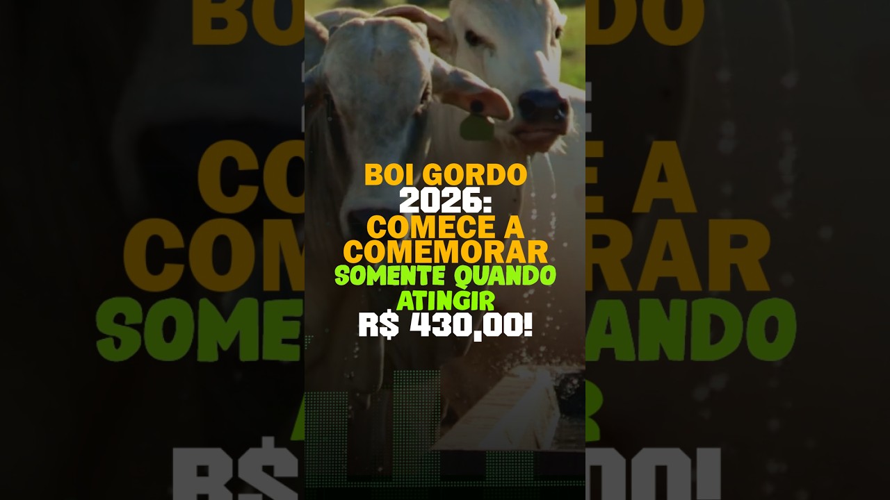 BOI GORDO 2026: COMECE A COMEMORAR SOMENTE QUANDO ATINGIR R$ 430,00!