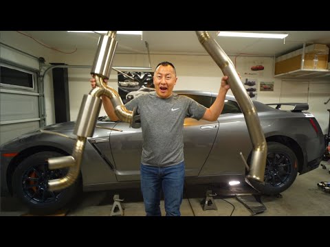 Surprisingly light Titanium Exhaust for my GTR