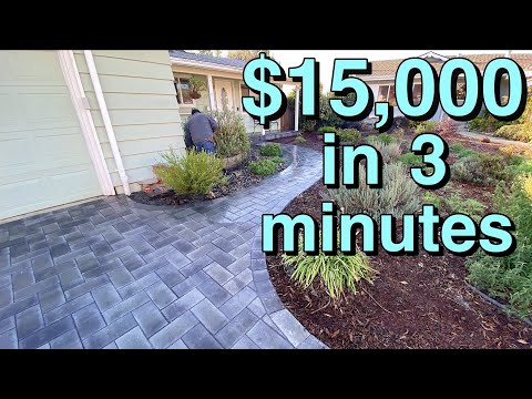 image-How to install pavers on a concrete driveway? 