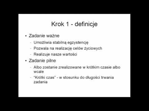 Czego NIE POWIEDZĄ CI o macierzy Eisenhowera?