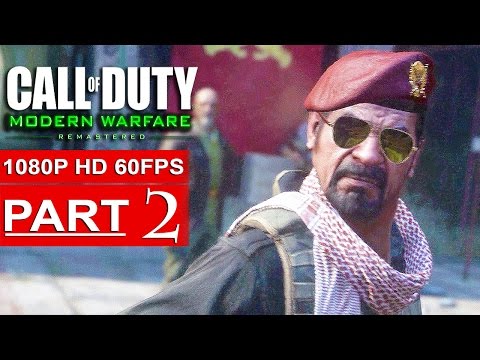 CALL OF DUTY MODERN WARFARE REMASTERED Gameplay Walkthrough Part 2 [1080p HD 60FPS] - No Commentary