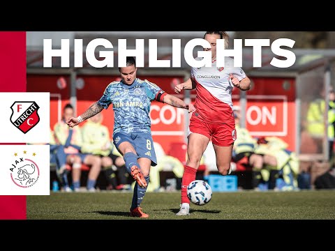 Highlights FC Utrecht Vrouwen - Ajax Vrouwen | Azerion Vrouwen Eredivisie