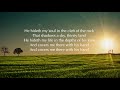 HE hideth my soul | Lyrics