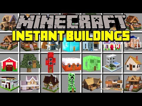 Ultimate Instant Buildings Mod! | Spawn Houses, Buildings & More