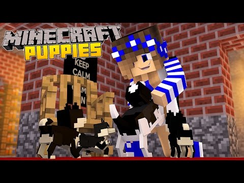 Minecraft-Little Carly Adventures-MY DOG HAS PUPPIES!!