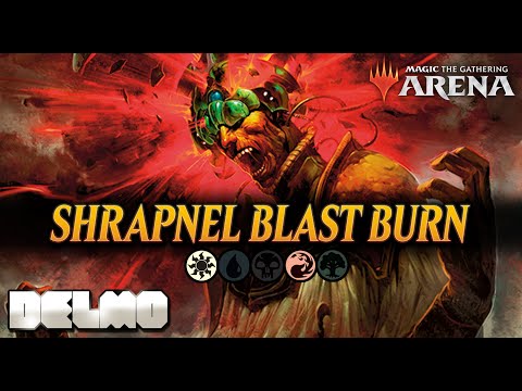 Shrapnel Blast Burn FORTISSIMO contro il meta Orchi + Anello - Historic Deck - Delmo MTG Arena