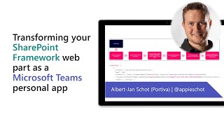 Transforming your SharePoint Framework web part as a Microsoft Teams p
