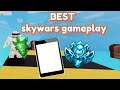 The *BEST* Mobile Skywars Gameplay… (Roblox Bedwars)