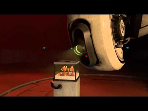 Portal 2 Co-op Ending Scene - GLaDOS talking to her little killers