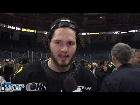 OHL Championship Interview: Mason McTavish