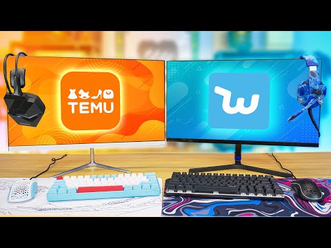 WISH vs TEMU Budget Gaming Setup Challenge!