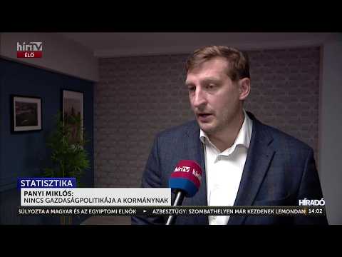 Panyi Miklós: Nincs gazdaságpolitikája a kormánynak - HírTV