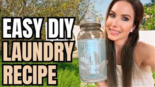 DIY 3 INGREDIENT LAUNDRY DETERGENT RECIPE + CLEAN WITH ME