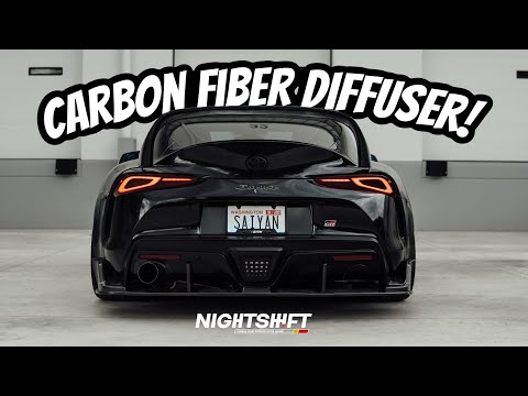 Installing a SICK Carbon Fiber Diffuser on my SUPRA!