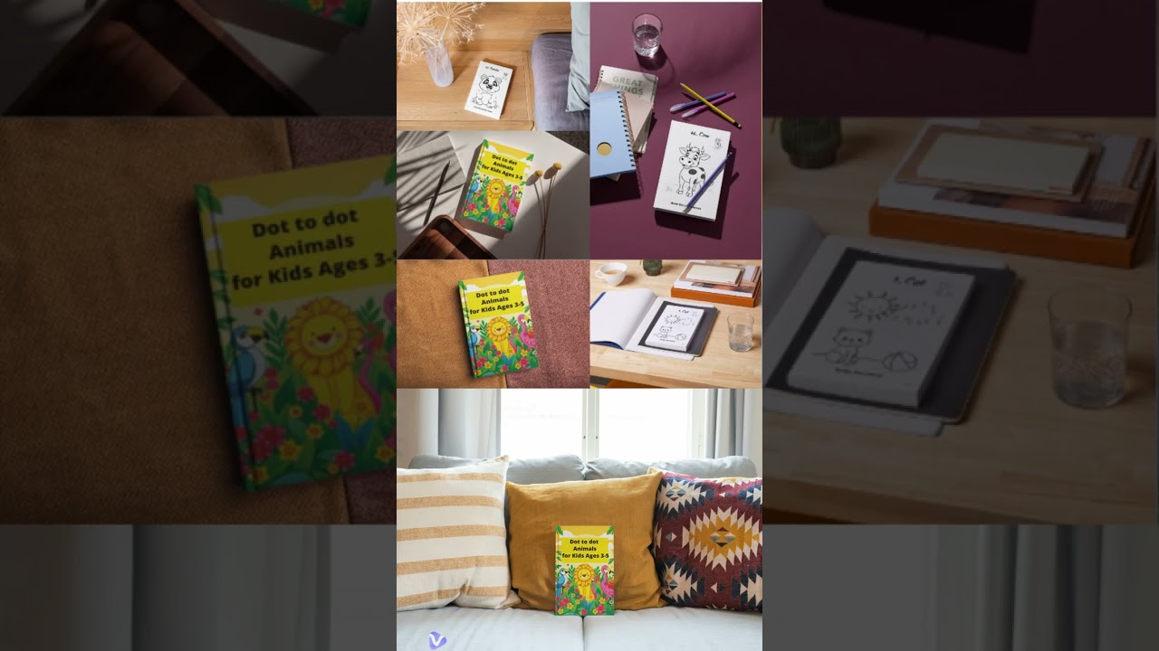 Dot to Dot Animals for Kids Ages 3-5: Fun and Easy Connect the Dots Activity Book with Cute Animals