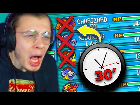 POKÉMON ROSSO FUOCO MA ogni 30 MINUTI PERDO un POKÉMON DEL TEAM
