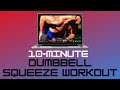 🔥10-MINUTE DUMBBELL SQUEEZE WORKOUT! | BJ Gaddour Home Gym Fitness Supersets